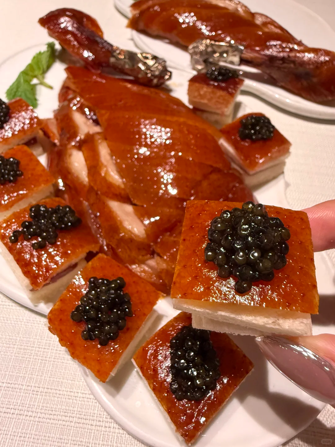 Duck with Caviar